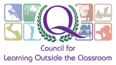 Learning outside the classroom and adventure mark logo